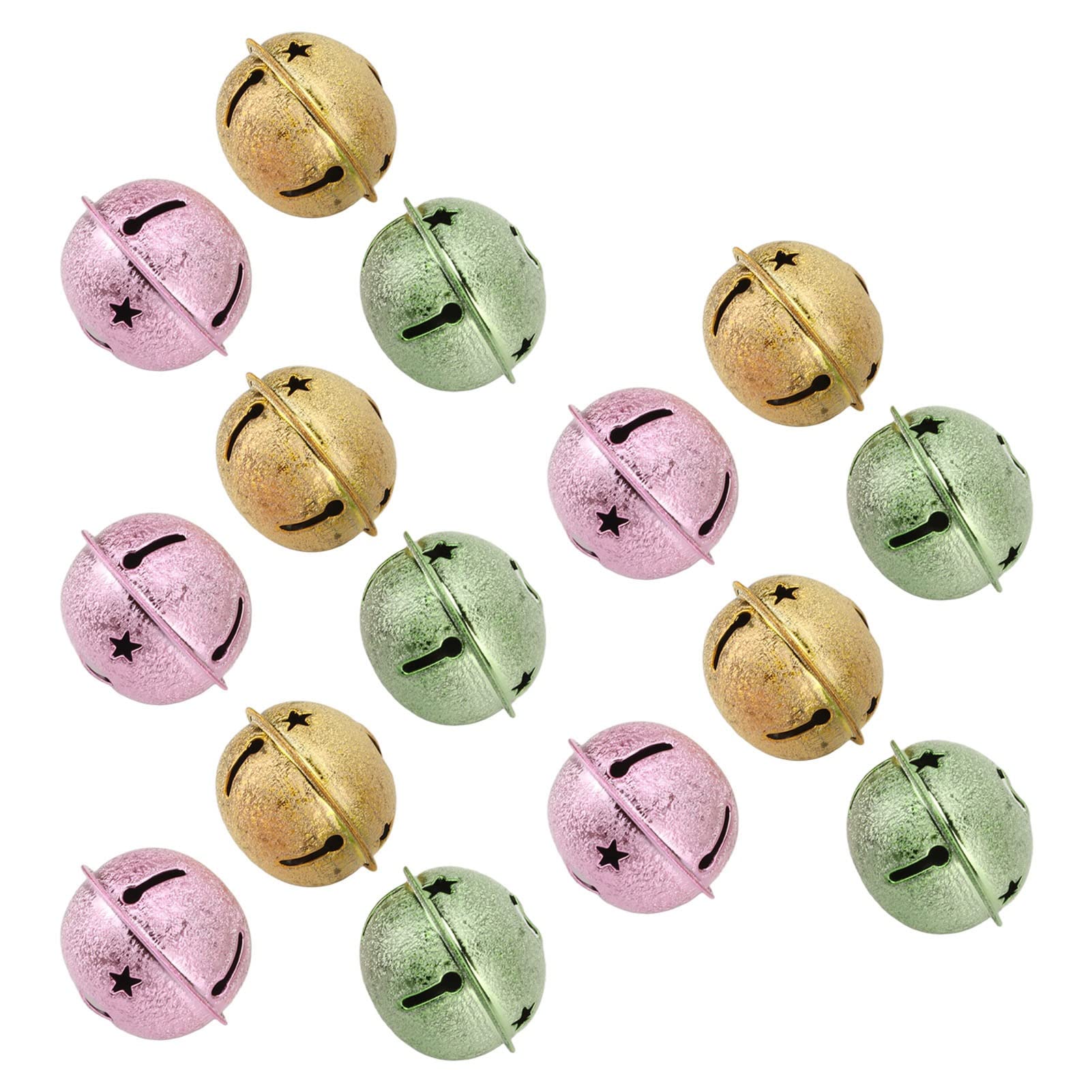 Jingle Bell Jewelry Making Kit for Christmas Crafts Decor Iron 40mm