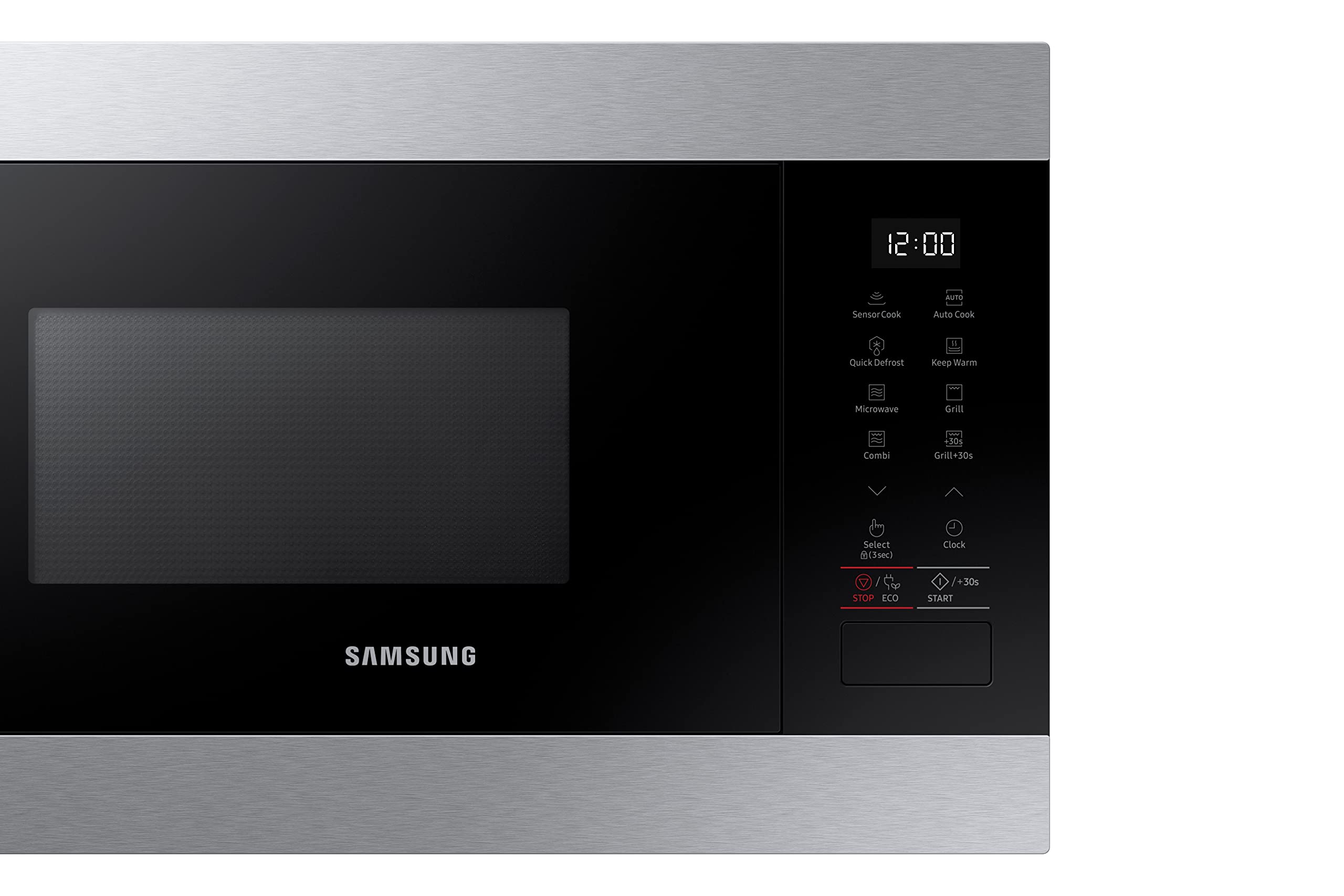 SAMSUNG MG22M8274CT INTEGRADO MICROONDAS CON GRILL 22 L 1300 W NEGRO, ACERO INOXIDABLE