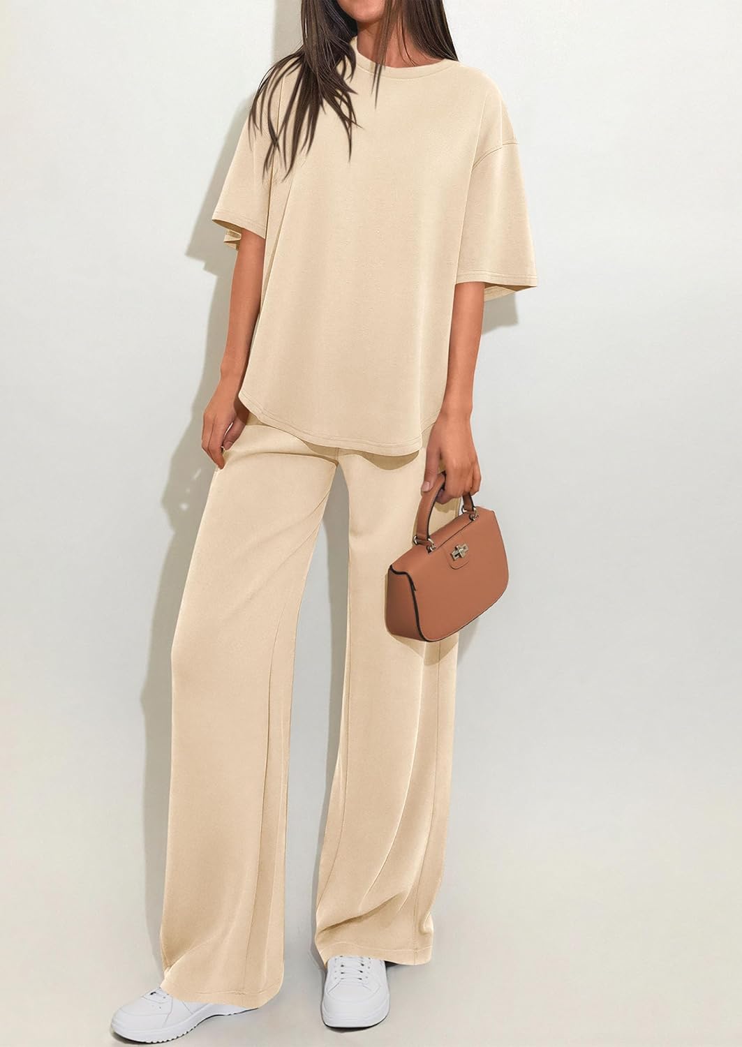 PRETTYGARDEN 2 Piece Lounge Sets for Women Summer 2026 Short Sleeve Matching Airport Travel Outfits Casual Spring Clothes - Image 5