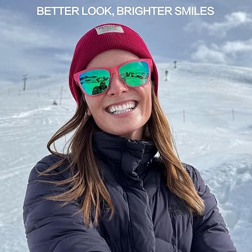 Miniatura 7 de Jefoo Gafas de sol deportivas polarizadas para mujeres y hombres, para correr, estilo retro, a la moda, protección UV400, sin enredos