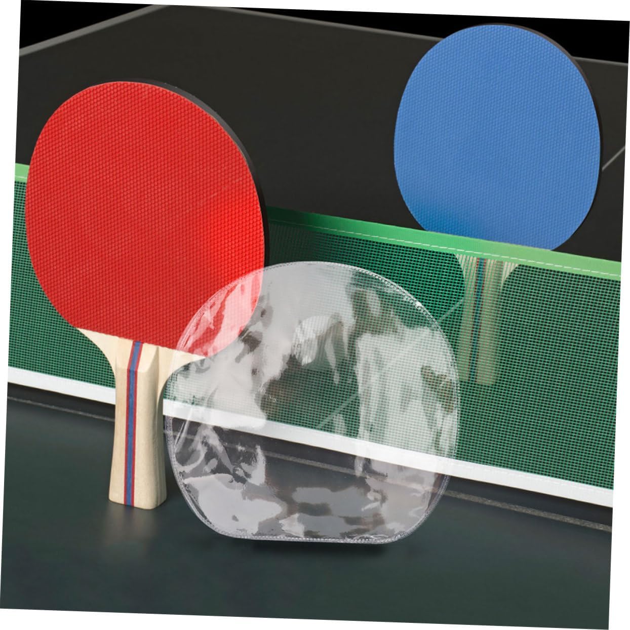 15pcs Table Tennis Paddle Adhesive Film Racket Protection Cover Portable Paddle Film Fit for Table Tennis Accessories