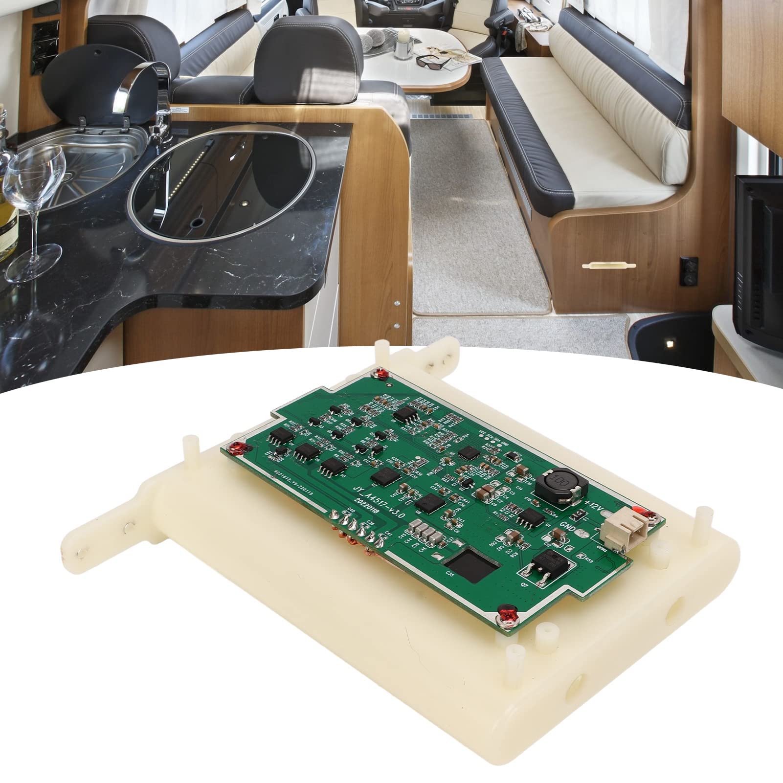 Cargador inalámbrico de 15 W, carga rápida para coche, autocaravana