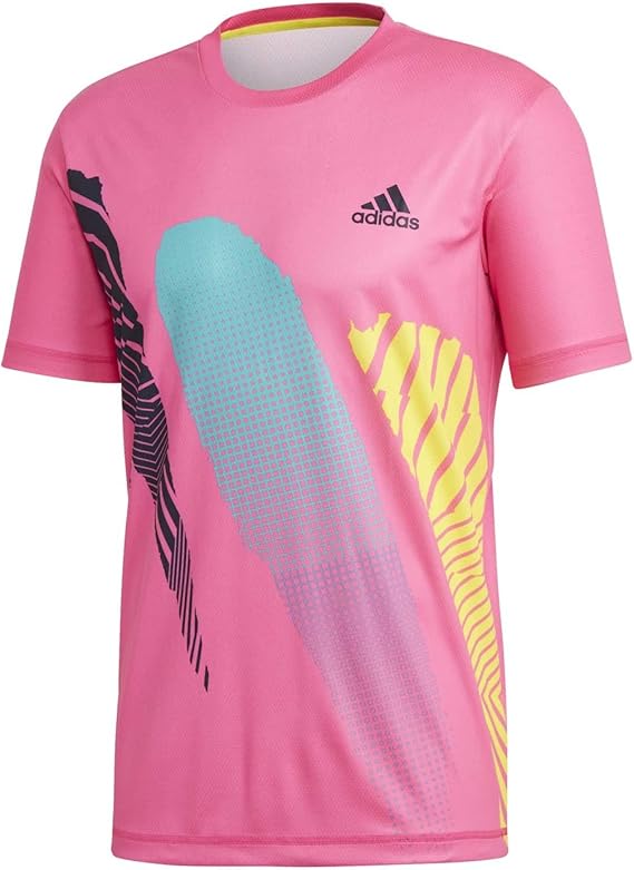 Amazon アディダス テニスウェア Rule 9 Seasonal Tシャツ Euh76 メンズ ショックピンク F18 Cy3337 日本 S 日本サイズs相当 シャツ 通販