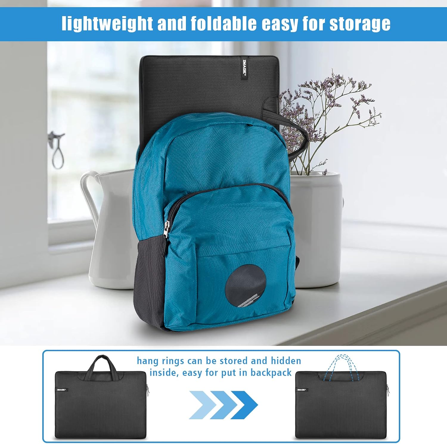 Case for A4 Light Box, IMAGE Waterproof 14 Inch Light Box Travel Storage Case Pouch Cover with Pockets Protective Light Pad Case for A4 Tracing Light Pad Black