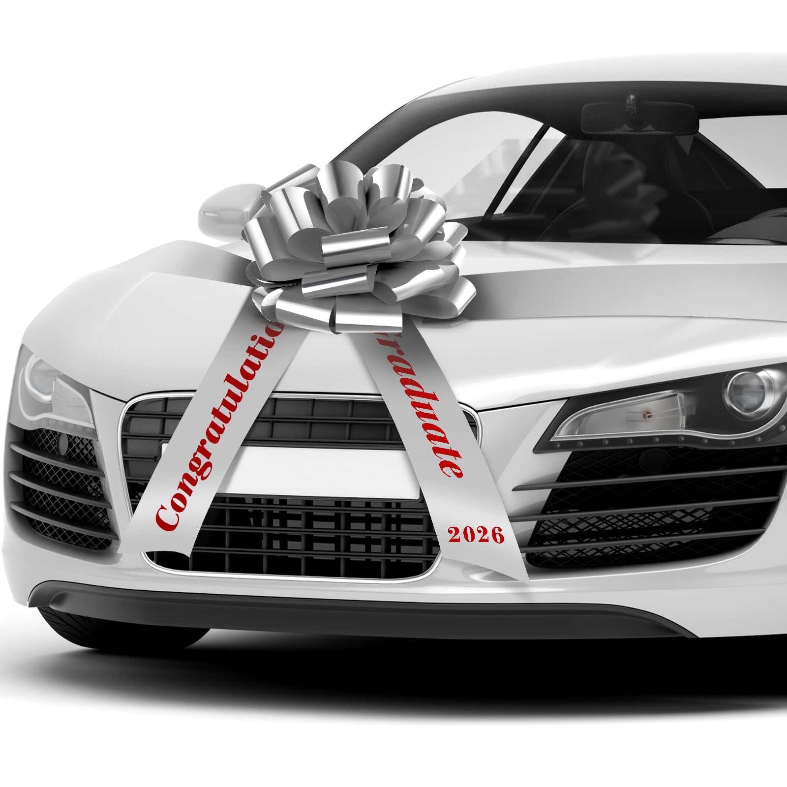 WILLBOND 20 Inch Big Graduation Car Bow 2026 Giant Large