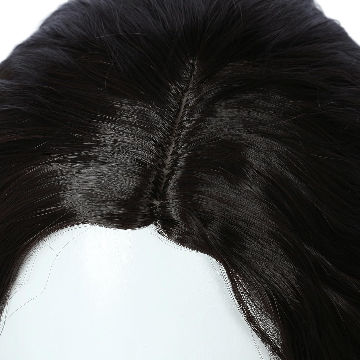 Linfairy Long Curly Wig Halloween Costume Party Cosplay Movie Wig for Women (Brown Black) - Image 5