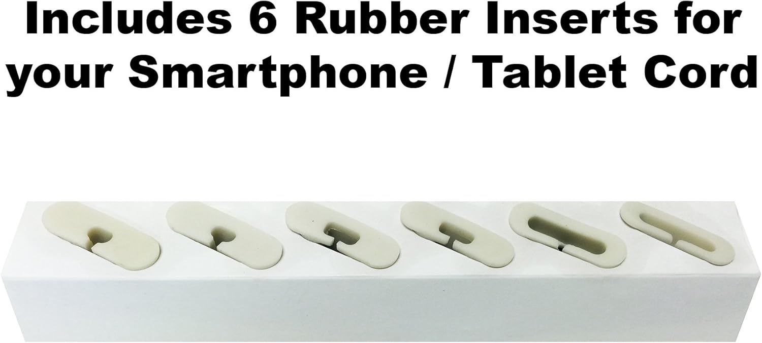All-in-One Desk Organizer & Docking Station/Stand for iPad/iPhone/Tablets/Smartphones with 3 USB Ports