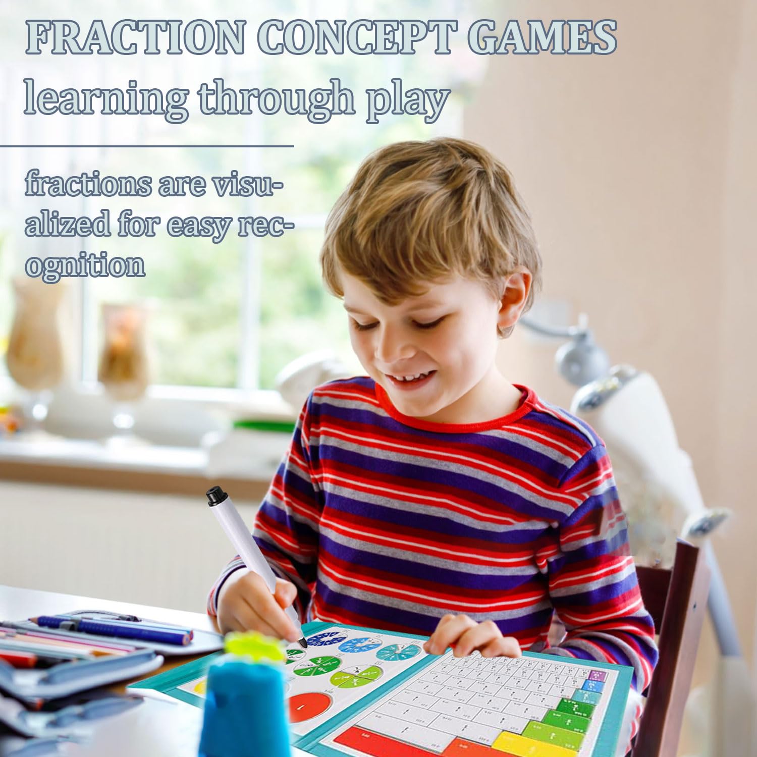 Matematyka Montessori Podstawowa, Magnetyczne Frakcje, Puzzle Edukacyjne na frakcji magnetycznej, zabawki edukacyjne frakcje, ułamkowe obliczanie drewna Materiał Montessori