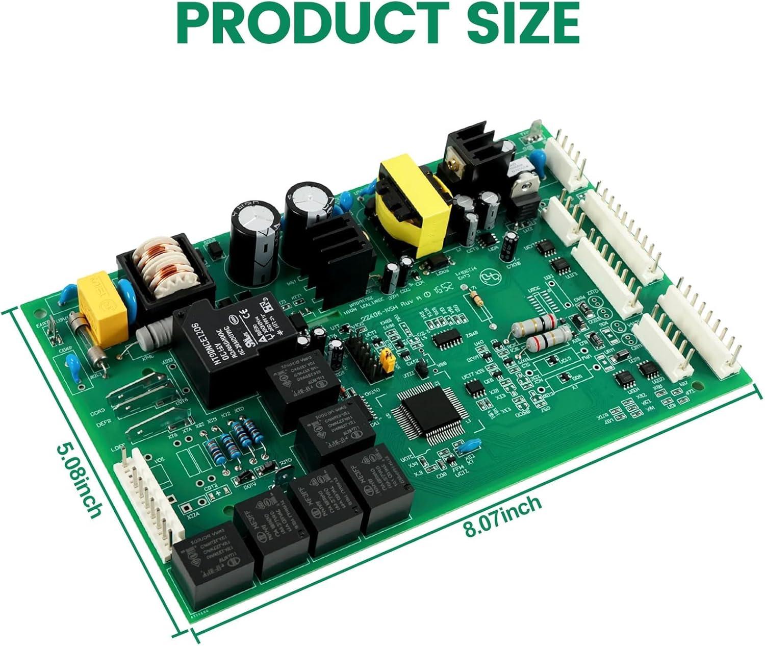 Refrigerator Control Board WR55X10942C Compatible with GE Refrigerator Replace WR55X10942, WR55X11130, WR55X10552, WR55X10656