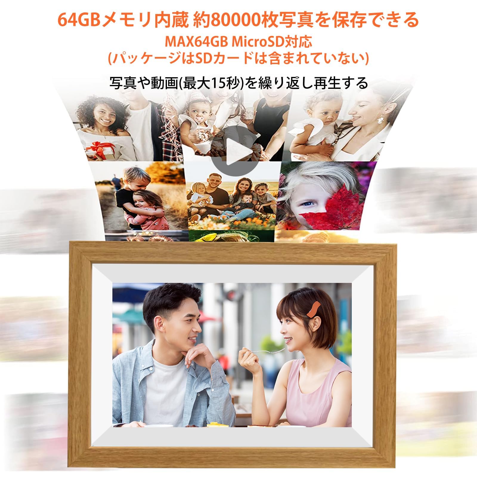 FHD1920×1280 64GB内蔵 デジタルフォトフレーム 2025新登場 Amazon.co.jp: FHD1920×1280 64GB内蔵 デジタルフォトフレーム 【2025