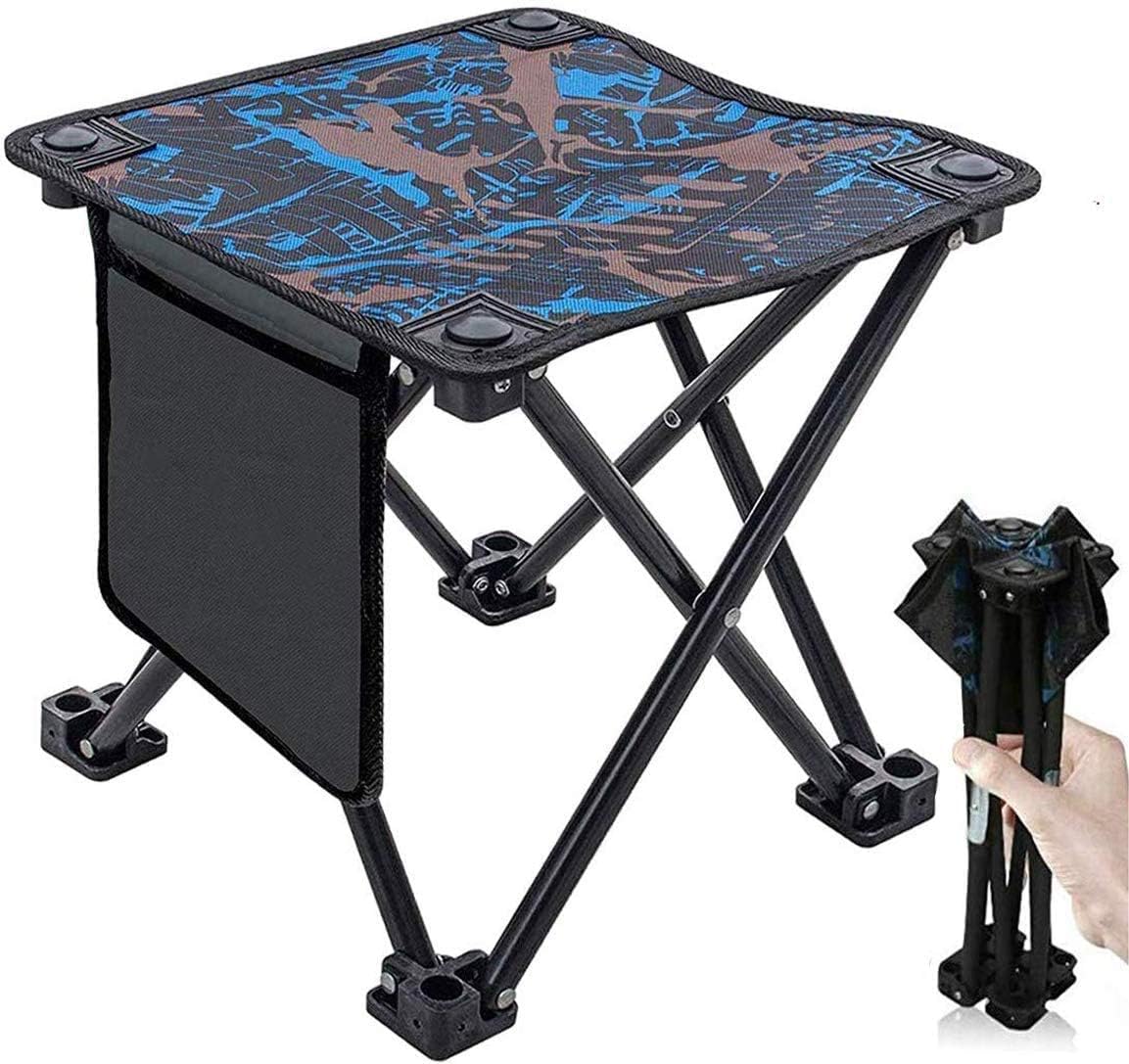 Tabouret de camping portable idéal pour vos pique-niques et randonnées en forêt