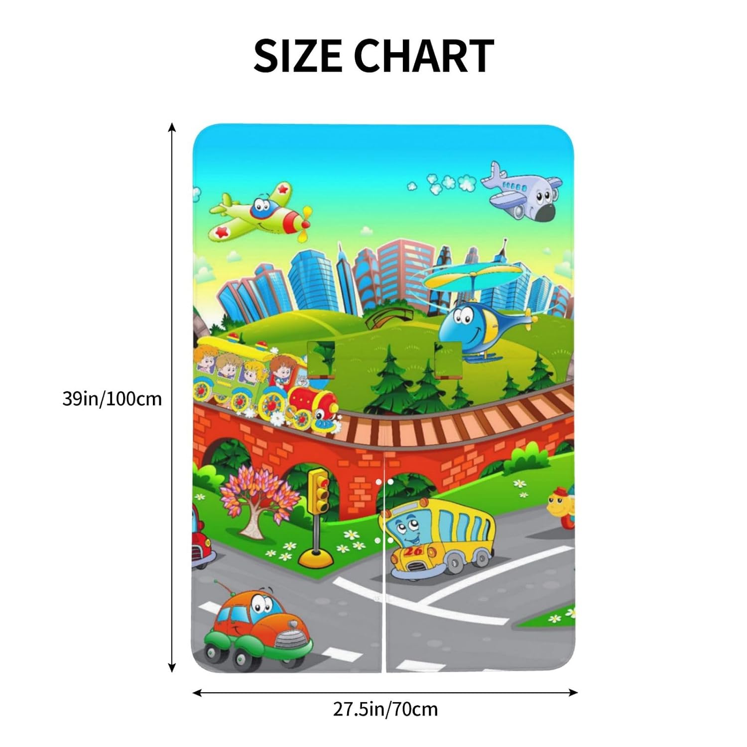 Train Planes & Cars Fun for Children 4-in-1 Baby Car Seat Canopy & Nursing Cover, Breathable Stretchy Cover