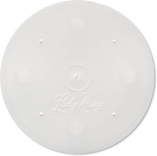 Miniatura 3 de Ateco Lady Mary - Platos separadores de plástico para tartas, pulgadas, juego de 4-6, 8, 10, 12 pulgadas, color blanco