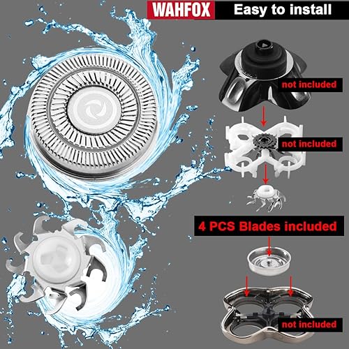 Miniatura 9 de 8 cuchillas de repuesto para afeitadora de calavera Pitbull, cuchillas de repuesto para Carver Pitbull Gold PROPlatinum PROSilver PRO Pitbull Gold