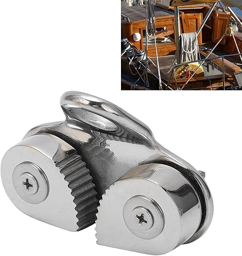 Miniatura 6 de Taco de leva, acero inoxidable 316, a prueba de óxido, anillo principal compatible con cuerda de 3 a 0.591 in