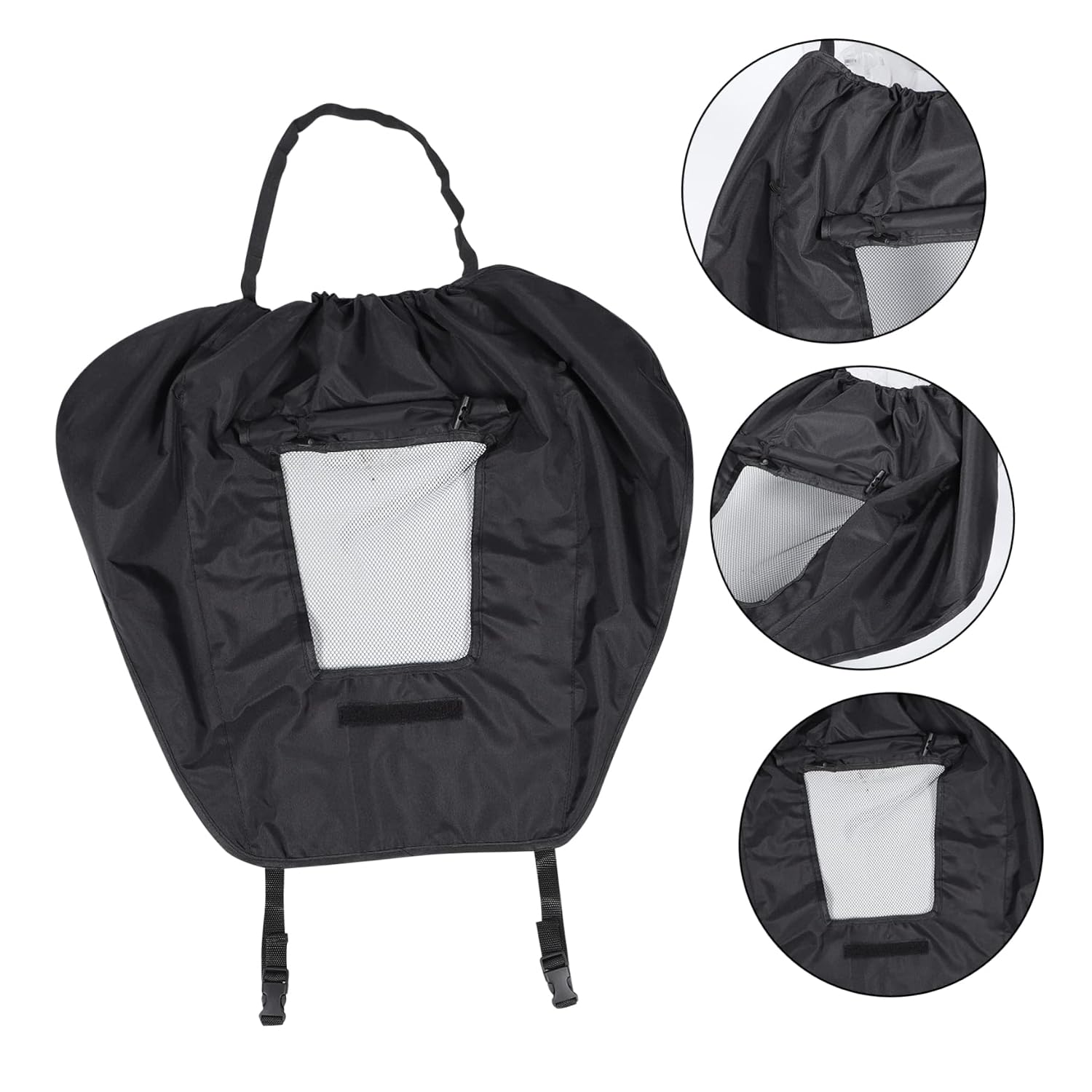 Kisangel Universal Baby Stroller Sunshade Cover Waterproof UV Protection Canopy Adjustable Light Blocking Shade for Outdoor Use Compatible Most Strollers