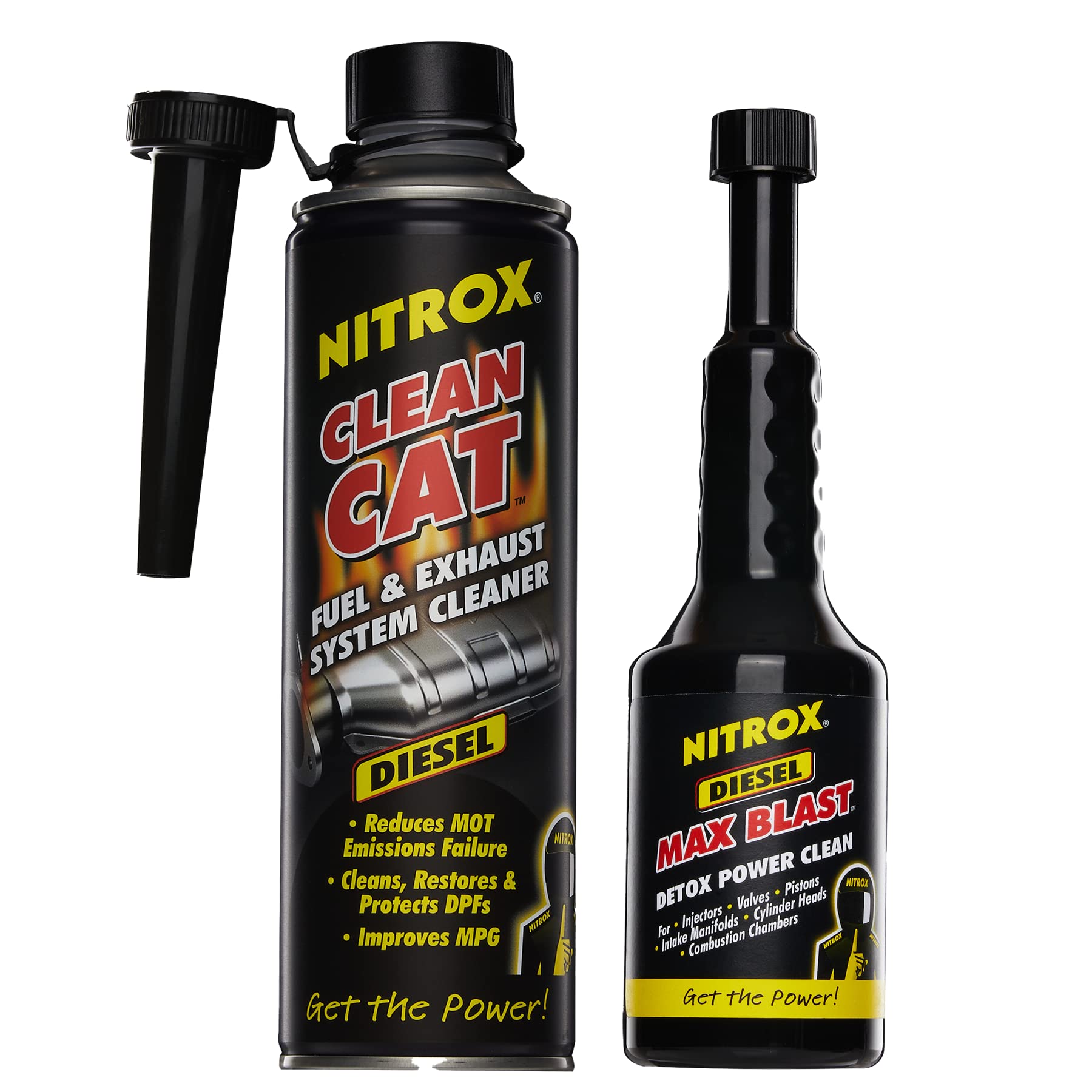 NitroxClean Cat Diesel 500ml and Max Blast Power Boost Diesel 300ml