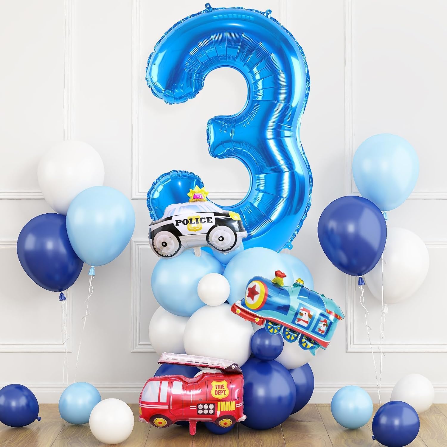 Blue Number Balloon for 3rd Birthday Decoration, Sri Lanka Ubuy