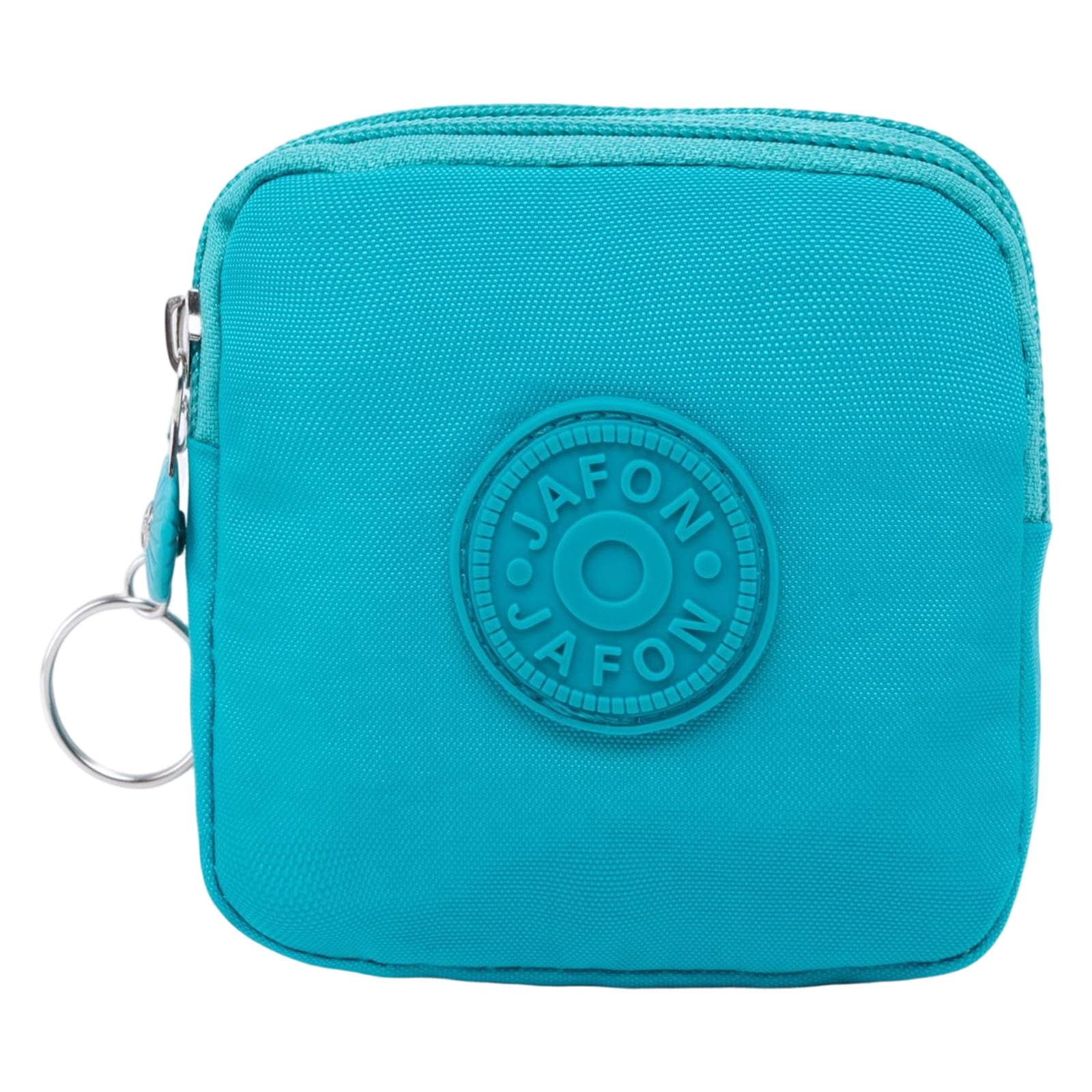 Xjdzineq Multiple Color Pouches Waterproof Nylon Materials Travel Accessory Storage Safe Closure Designs Minimalists Keychain Pouches Storage for Coin