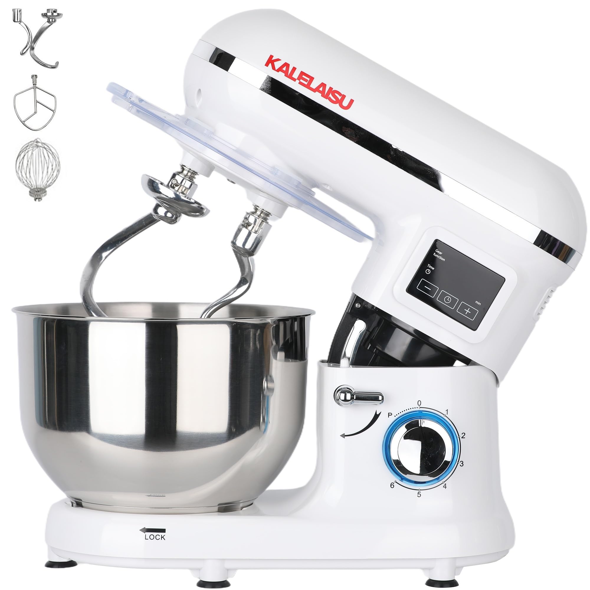 Amazon | スタンドミキサー 業務用スタンドミキサー 5.5L大容量ボウル