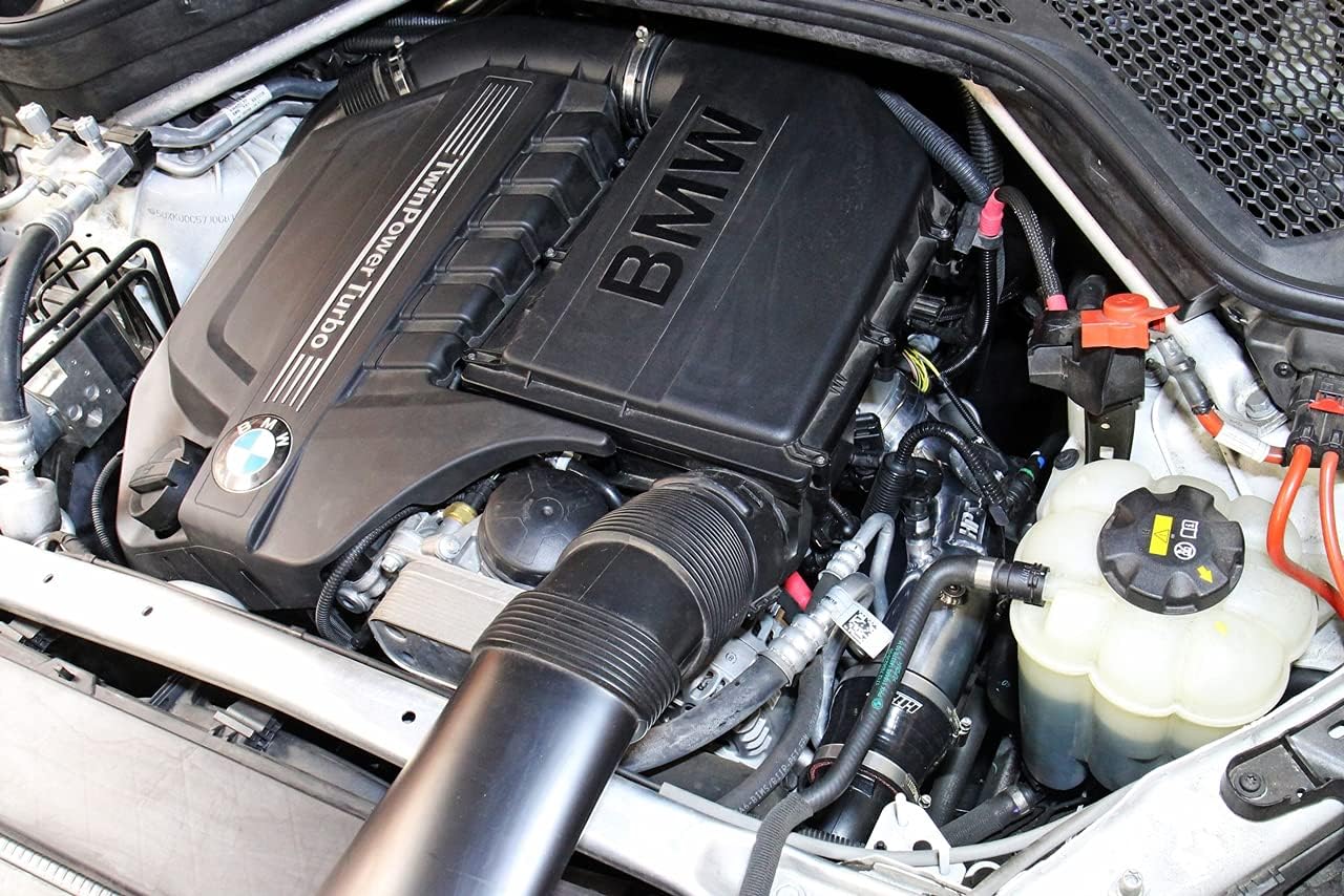 HPS Polish Intercooler Cold Charge Pipe Turbo Boost Compatible for BMW 11-16 535i xDrive 11-17 535i GT 11-19 X6 12-19 640i 11-18 X5 13-15 740i 740Li 12-16 Activhybrid 5 13-15 Activhybrid 7, 17-127P