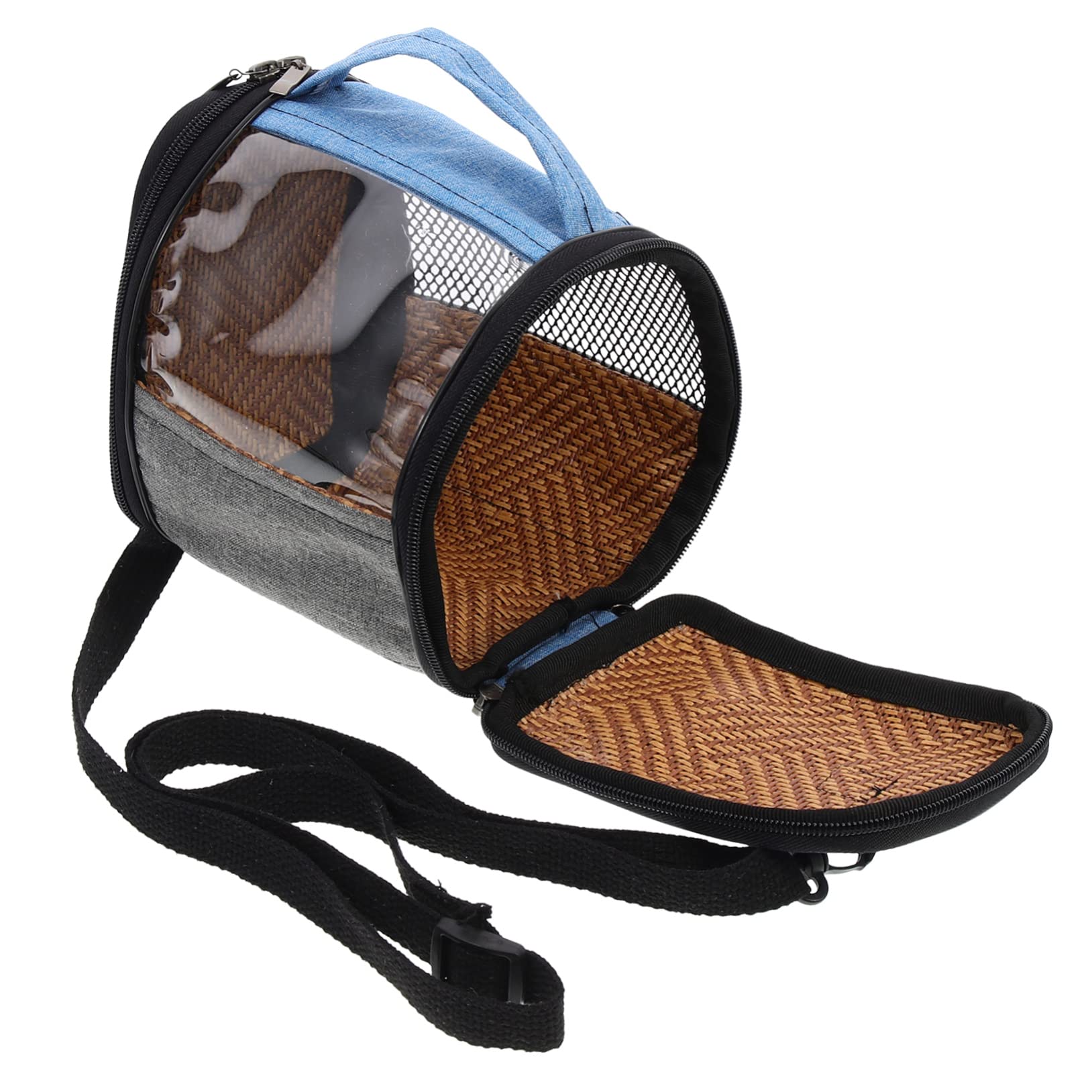 BESPORTBLE Parrot Travel Bag Pet Bird Travel Cage Mesh Ventilated Carrier Easy to Carry Mat for Outdoor Activities