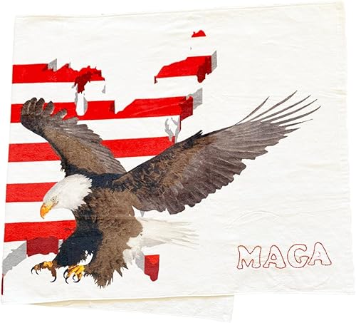Miniatura 3 de Variety To Go Toallas de playa, toalla de playa con bandera de Estados Unidos, toallas de baño grandes MAGA, toallas de baño 100% algodón, toallas