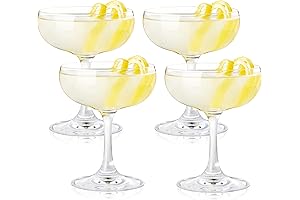 True Coupe Glasses: Perfect for Margaritas, Daiquiris, Manhattans, and Martinis