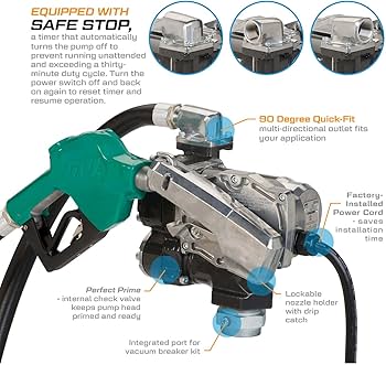 Amazon.com: GPRO - V25 Series Fuel Transfer Pump, Automatic