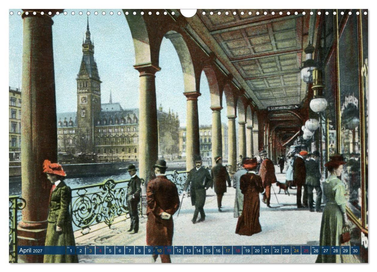 CALVENDO - Des Kaisers Zeit (Wandkalender 2027 DIN A3 quer), Monatskalender: Eine Zusammenstellung reprofotografisch bearbeiteter Ansichtskarten aus dem Deutschland der Kaiserzeit