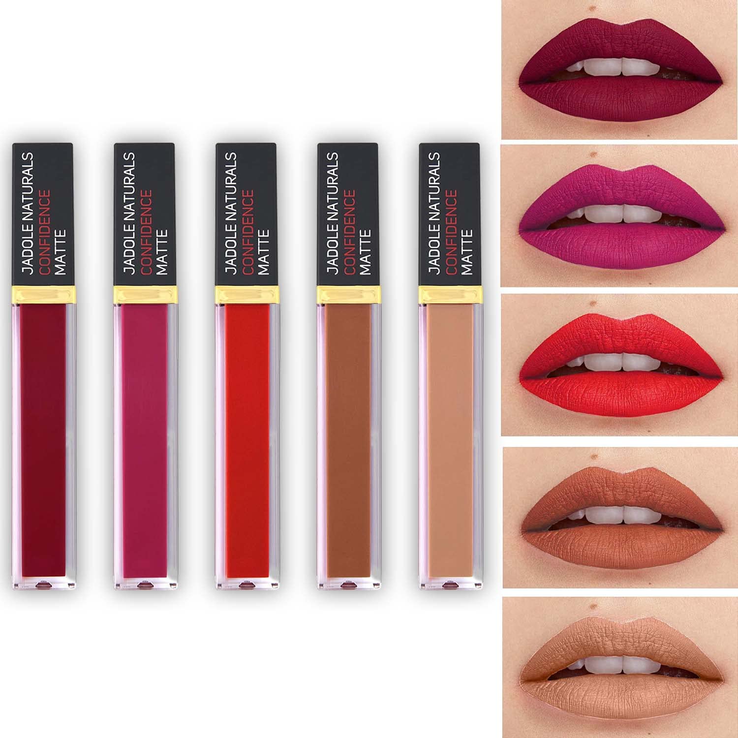 Confidence Natural & Organic Matte Ink Liquid Lipstick Long-Lasting (Enchant)