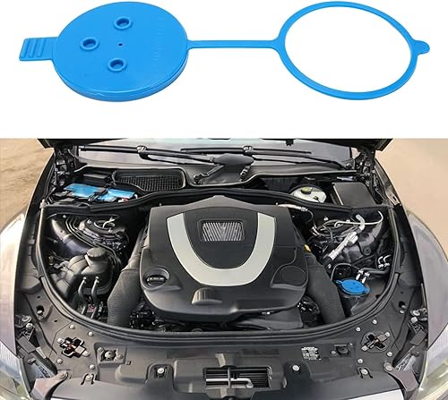 Miniatura 2 de Tapa de botella de depósito de líquido para limpiaparabrisas 2218690072 Tapa de depósito de limpiaparabrisas Reemplazo para W221 Clase S C216