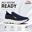 ASIAN Men Wind PRO-08 Casual Wear and Walking Shoes Without Laces for Men & Boys with Upper Mesh Fabric – Lightweight, Comfortable, Breathable, and Perfect for Walking and Daily Use Navy (Navy) -UK 9 gallery image