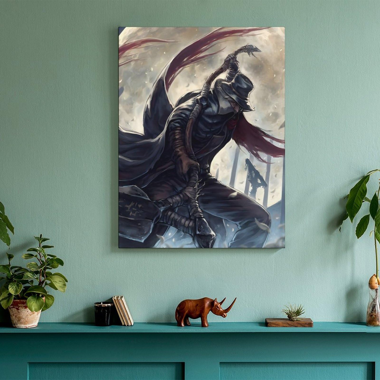 Amazon.co.jp: アートパネル Bloodborne ブラッドボーン 最初の狩人