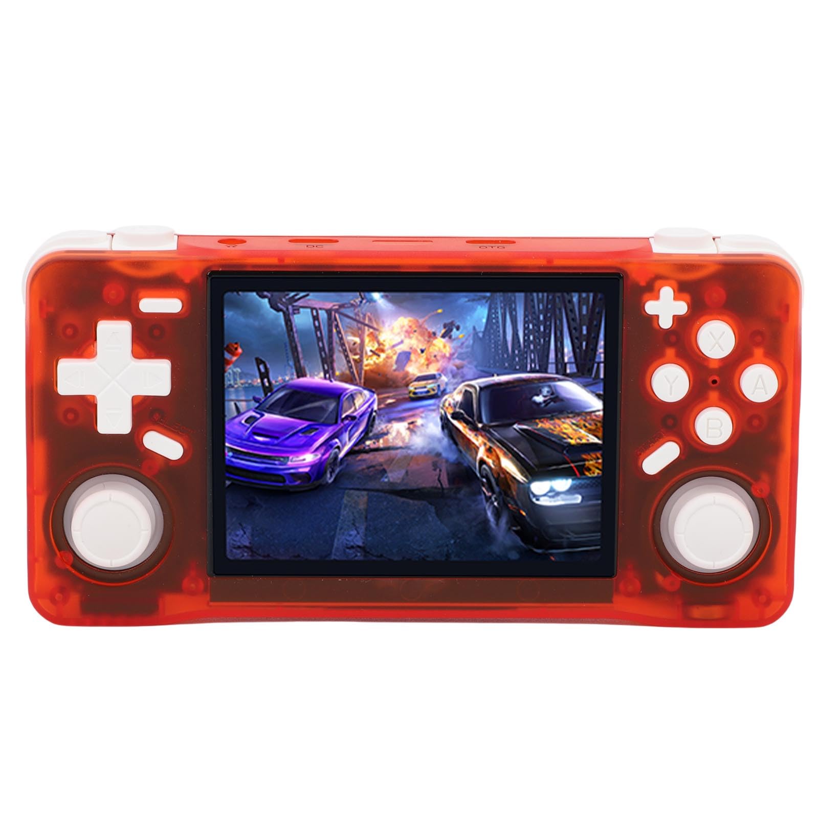 Ejoyous Consola de Juegos Portátil Retro, Consola de Juegos Portátil ABS con Pantalla HD de 3,5 Pulgadas 640x480, RK3326 64 bits A35, Batería de 4000 MAh, para Fanáticos de en Casa de Viajes (128GB)