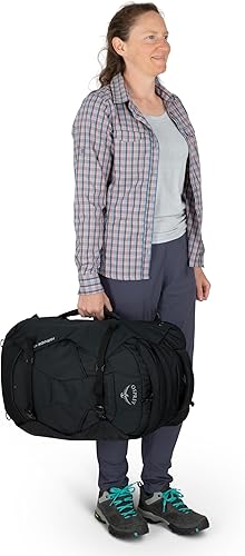 Vista 18 de Osprey Farpoint - Mochila de viaje para hombre de 40 litros, color azul Muted Special Azul espacial apagado