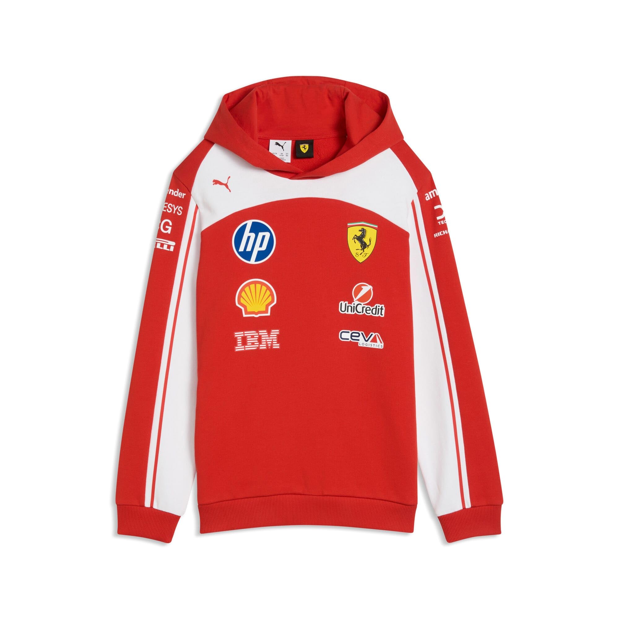 PUMA Scuderia Ferrari F1 2026 Kids' Team Hoodie - Red - Size: 164