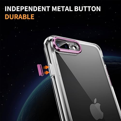 Miniatura 5 de ULAK Funda transparente compatible con iPhone 8 Plus, iPhone 7 Plus, delgada, suave, TPU a prueba de golpes, funda protectora para iPhone 7 Plus8