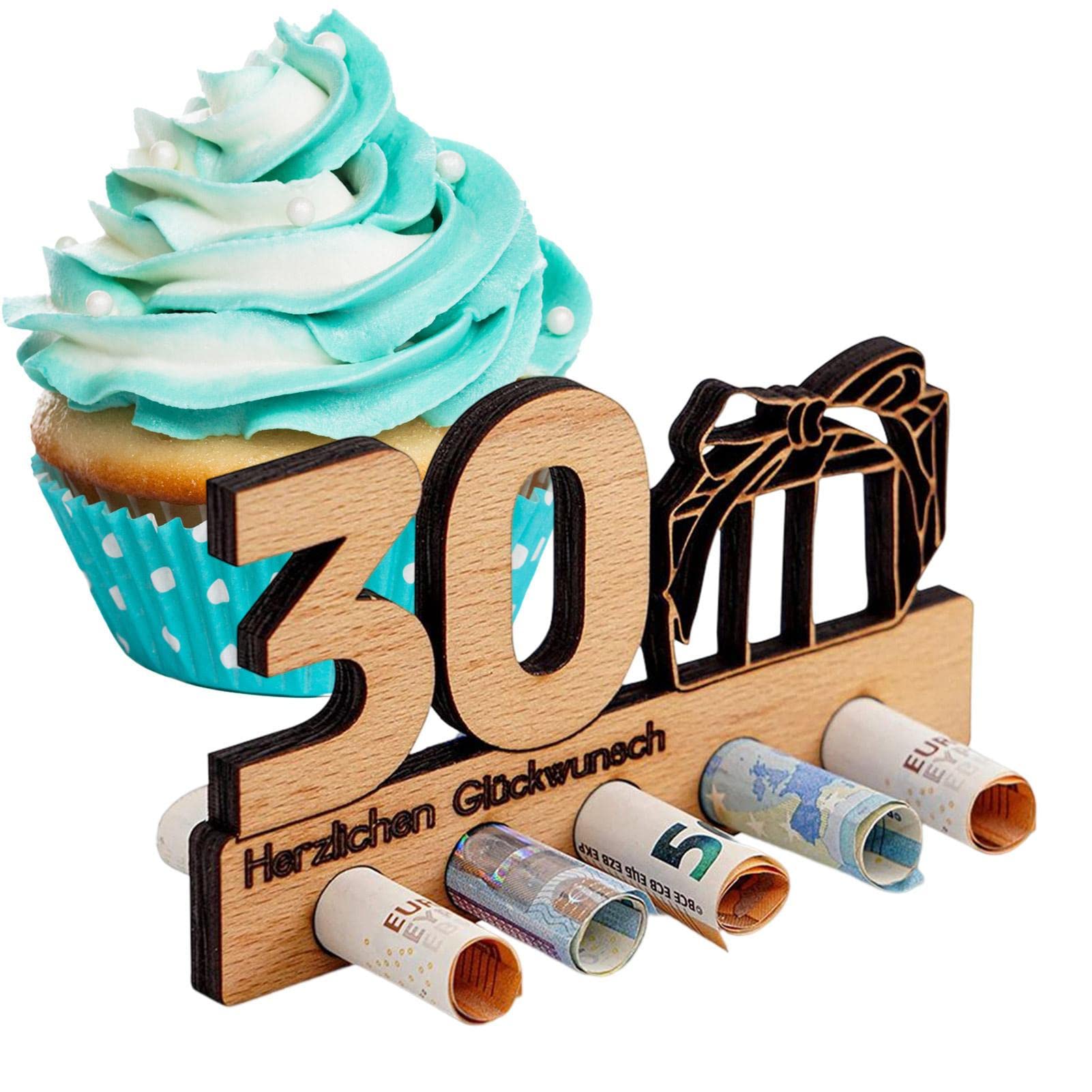 Carte Anniversaire En Bois – Porte-billets Original, Pince à Billets Ou à Fleurs De Bière, Cadeau Humoristique Et Pratique