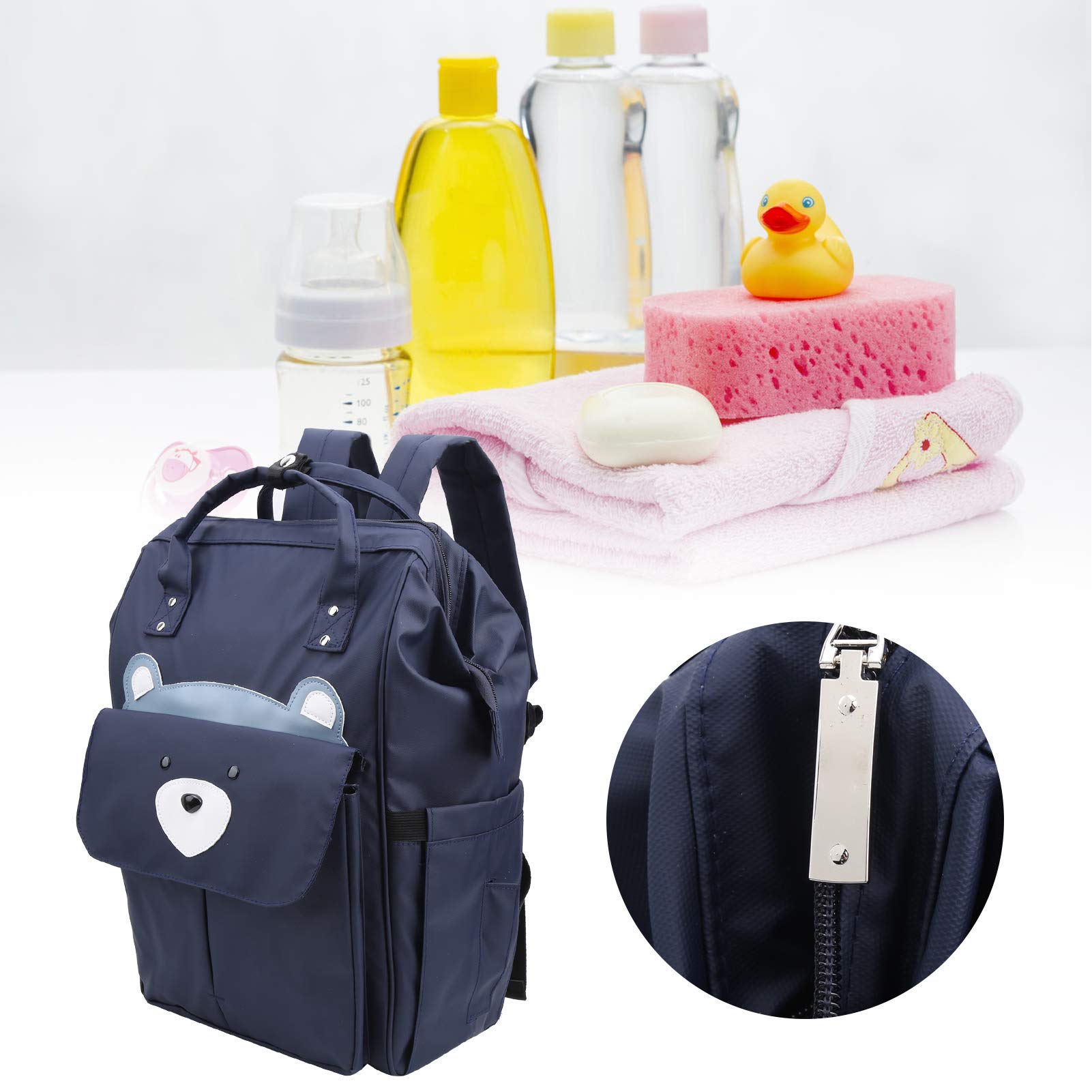 Bolsa de Pañales para Bebés, Mochila de Viaje Elegante Unisex, Bolsas para Pañales, Mochila para Bebés, Mochila Esencial para Recién Nacidos, Mochila con Asa, Mochila de Viaje