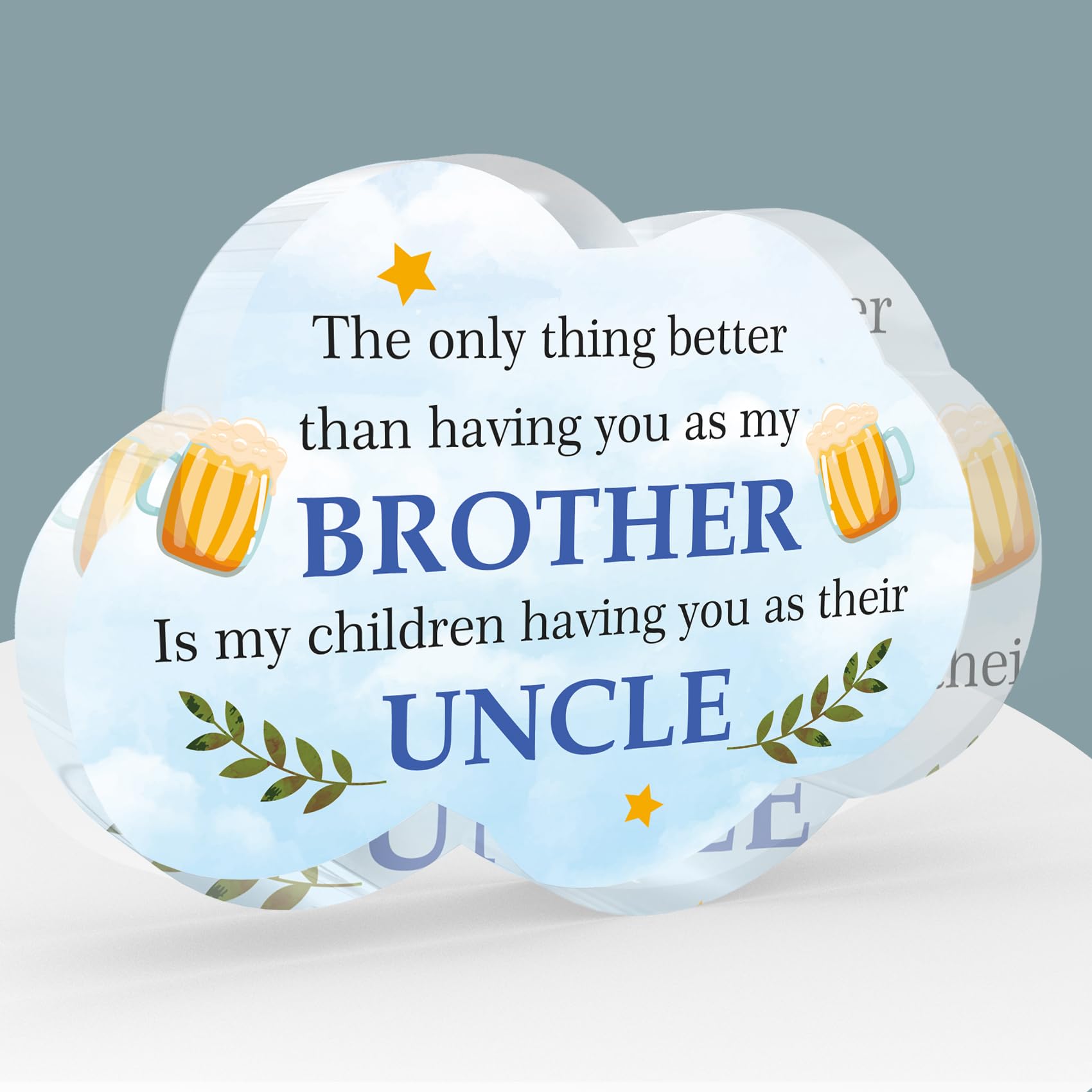 Uncle Uncle Gifts Acrylic Ornament Uncle Birthday Gifts For Uncle Best Uncle Gifts Uncle Gifts From Nephew Father's Day Present