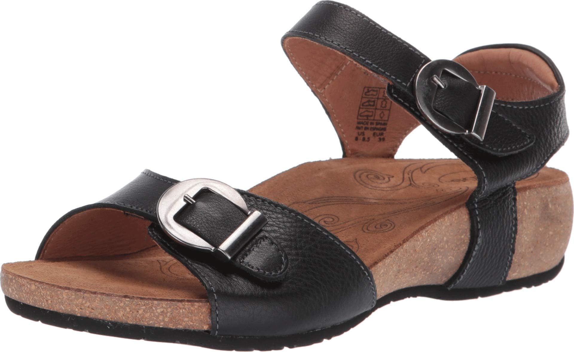 Taos Footwear Women's Vera Black Sandal 5-5.5 M US