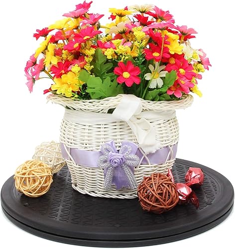 Miniatura 5 de Paquete de 2 platos giratorios giratorios de 12 pulgadas de alta resistencia giratoria suave Lazy Susan con rodamientos de bolas de acero para