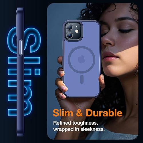 Vista 406 de Funda para iPhone 11, a prueba de golpes, para iPhone 11, protección contra caídas de grado militar, carcasa protectora rígida delgada translúcida