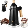 ZONJIE Moka Pot - Espresso Maker 3 Cup Stainless Steel Italian Coffee Percolator Maker Moka Pot 150ml Cup Coffee Pot Suitable for All Hobs Gifts for Men and Women