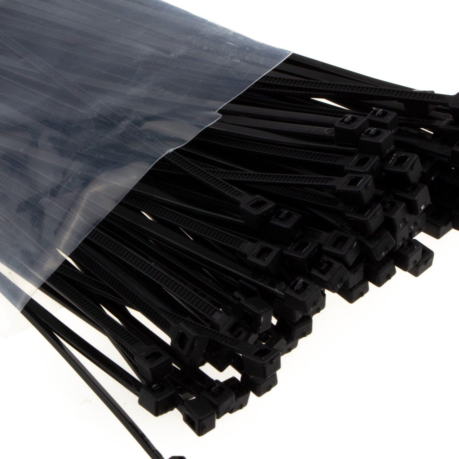 Kenable Black Entie Cable Ties 2.5Mm X 150Mm Nylon 66 Ul Approved [100 Pack] [150Mm X 2.5Mm]