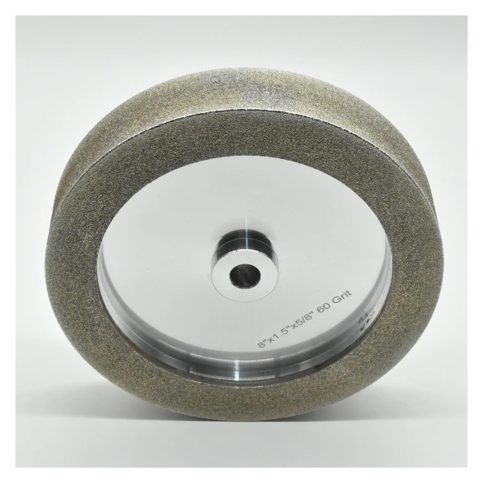 Mola CBN da 8 pollici, foro da 200 mm x 1,5 "5/8" | Grana 60 180 220 350 600 | for l'affilatura di utensili HSS e for tornitura del legno(60)