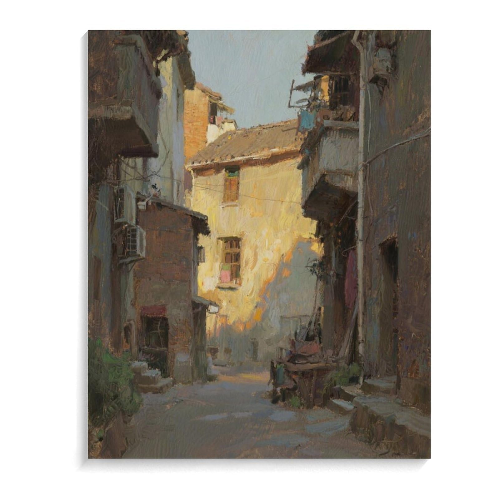 KOAYUBFC Malen nach Zahlen Kit für Erwachsene Anfänger Erwachsene Malen nach Zahlen Kits auf Leinwand DIY Acryl Ölfarben Malerei mit Pinseln für Geschenk Home Wall Decor