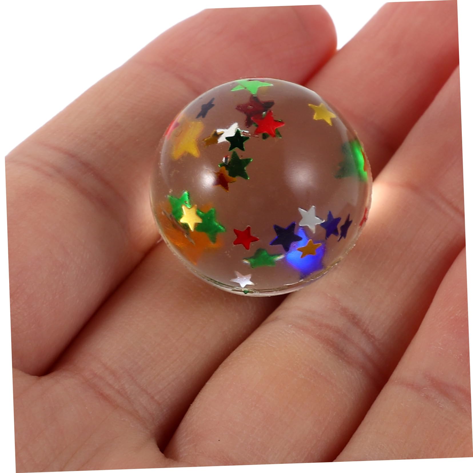 TOYANDONA 100 Piezas Unidades de Bolas Flotantes Elásticas con Lentejuelas Forma de de Juguetes Acuáticos para Piscina Infantil para Acuáticos Verano y Actividades