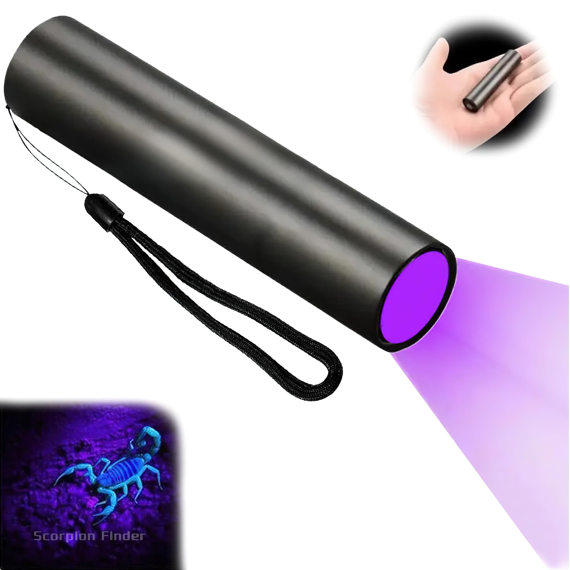 ARKZO UV Torch Light 395 NM LED Rechargeable Ultraviolet Torch, Black Light UV for Fluorescent Detection, Resin Curing and Pet Dog Urine Detection - Woods Lamp Flashlights (B0D6GHPY6K) Amazon Price History, Amazon Price Tracker
